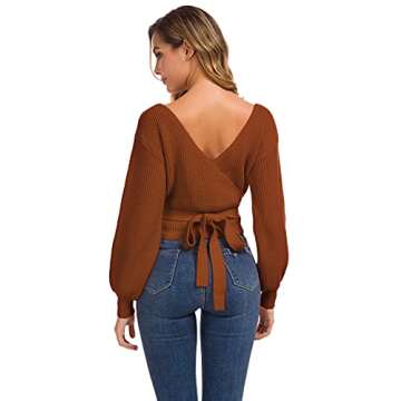 V-Neck Sweater Pullover for Chic and Comfortable Style