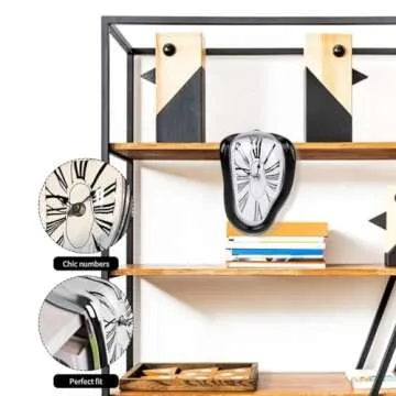 Petilleur Salvador Dali Inspired Melting Clock for Home