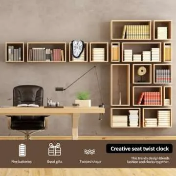 Petilleur Salvador Dali Inspired Melting Clock for Home