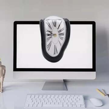 Petilleur Salvador Dali Inspired Melting Clock for Home