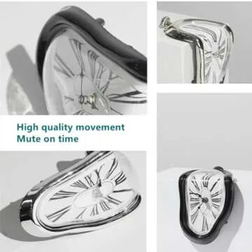Petilleur Salvador Dali Inspired Melting Clock for Home