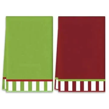 HOMSHIAM Christmas Kitchen Towels 2PCS Christmas Dish Towels Hand Towels Housewarming Gifts for New ...