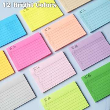 Colorful To Do List Sticky Notes for Home or Office