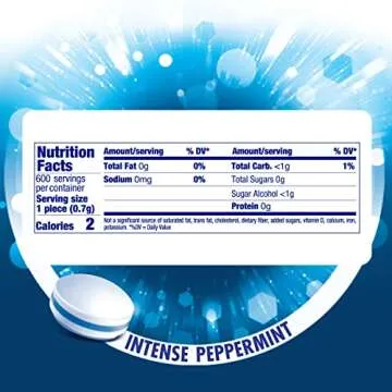 Mentos Clean Breath Sugarfree Hard Mint, 150pc, Intense Peppermint (Pack of 4 Bottles)