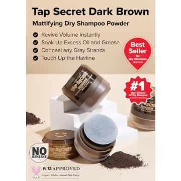I DEW CARE Tap Secret Dark Brown Dry Shampoo - Effortless Freshness