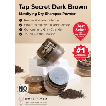I DEW CARE Tap Secret Dark Brown Dry Shampoo - Effortless Freshness