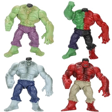 Capensily 4PCS Super Hero Action Figures – Incredible Collectible Toys for Adventure