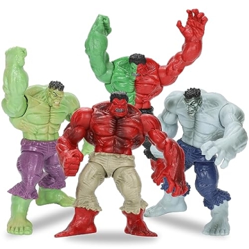 Capensily 4PCS Super Hero Action Figures for Kids
