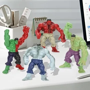 Capensily 4PCS Super Hero Action Figures for Kids