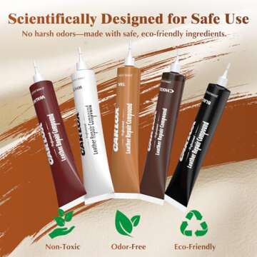 Leather Repair Kit for All Glossy Leather Surfaces