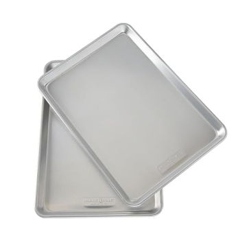 Nordic Ware Aluminum Half Sheet Pans with Lid Even Baking