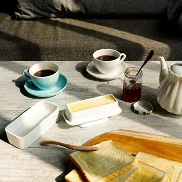 Sweese Butter Dish: French Keeper for Spreadable Butter