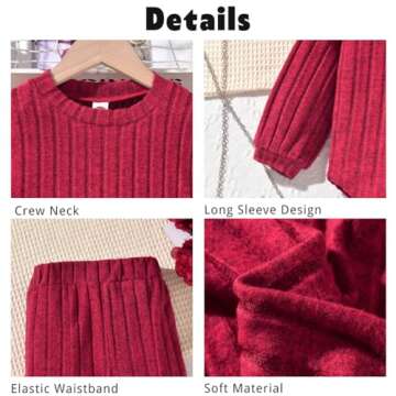 Stylish Aalizzwell Girls Toddler Fall Winter Outfit