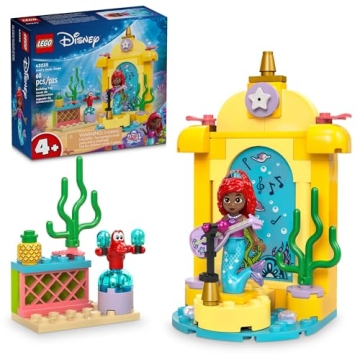 LEGO Disney Princess Ariel’s Music Stage - Buildable Toy for Kids 4+