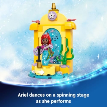 LEGO Disney Princess Ariel’s Music Stage Buildable Toy for Kids