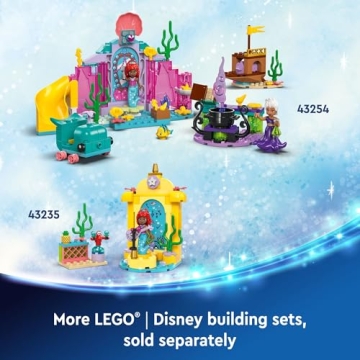 LEGO Disney Princess Ariel’s Music Stage Buildable Toy for Kids