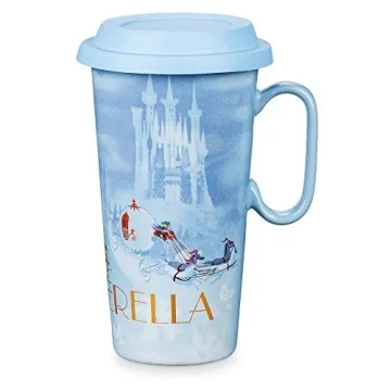 Disney Cinderella Ceramic Travel Mug for Fairy Tale Lovers