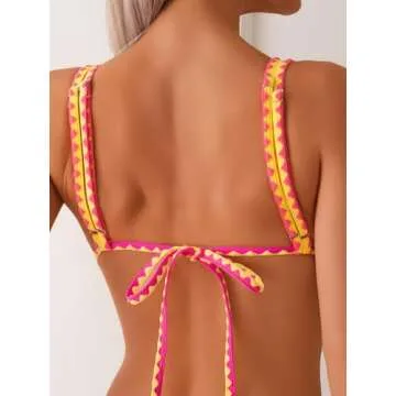 Stylish YELAIVP Women's Triangle Bikini Set for Summer Fun