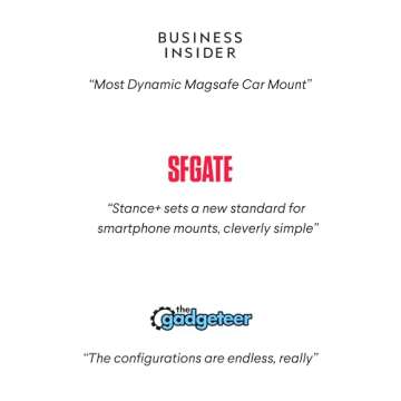 Kenu Stance+ 10-in-1 MagSafe Super Gadget, Magnetic Tripod Stand, Car Vent+Dash+CD Mount, Finger Holder, Airplane Mount, Selfie Stick, More