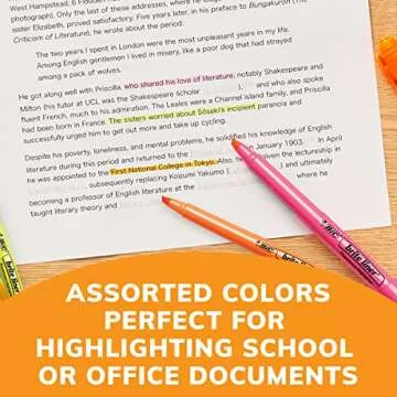 BIC Brite Liner Highlighters 24-Count for Classroom and Office