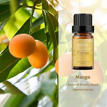 BURIBURI 10ml Mango Essential Oil for Aromatherapy & Candles