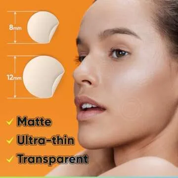 BIORICA Pimple Patches for Face with Tea Tree Oil 216 pcs. Hydrocolloid Acne Pimple Patches. Blemish...