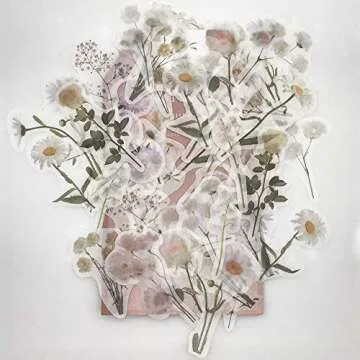 ZMLSED Vintage Natural Stickers - 45Pcs Aesthetic Designs