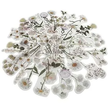 ZMLSED Vintage Natural Stickers - 45Pcs Aesthetic Designs