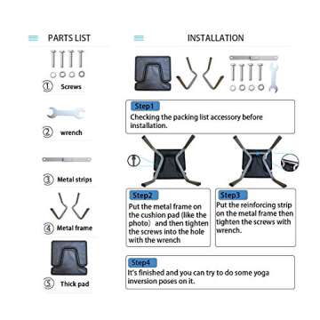 Yoga Headstand Bench, Yoga Inversion Bench Idea for Workout, Fitness and Gym