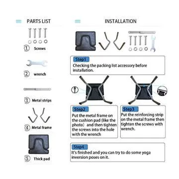 Yoga Headstand Bench, Yoga Inversion Bench Idea for Workout, Fitness and Gym