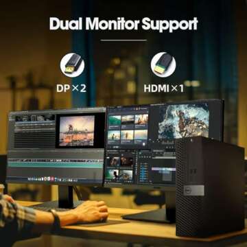 Dell OptiPlex i7 Desktop and 24" Monitor Bundle