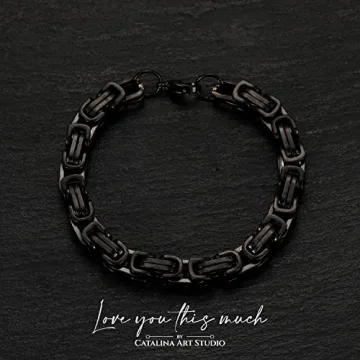 Cuban Link Bracelet for Him - Stainless Steel Gift