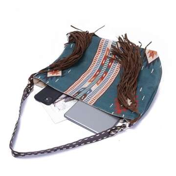 Stylish ZOSIVEB Canvas Tote Handbag for Women – Perfect for Travel