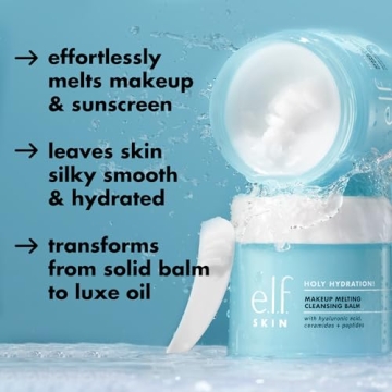 e.l.f. Holy Hydration Cleansing Balm - JUMBO Size, 3.5 Oz
