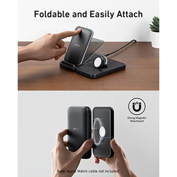 Anker 533 Wireless Charger | 3-in-1 Stylish Charging Station