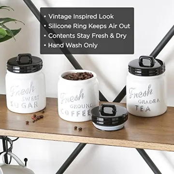 DII Kitchen Ceramics Canister Set - Stylish & Functional
