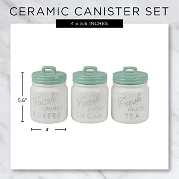 DII Kitchen Ceramics Canister Set - Stylish & Functional