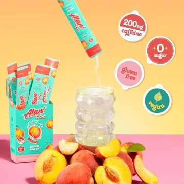 Alani Nu JUICY PEACH Energy Sticks | Sugar-Free Hydration