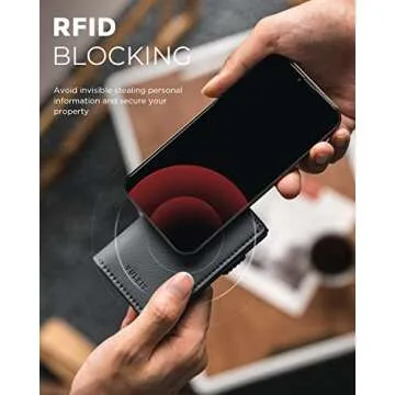 VULKIT Minimalist Wallet with RFID Protection for 10 Cards