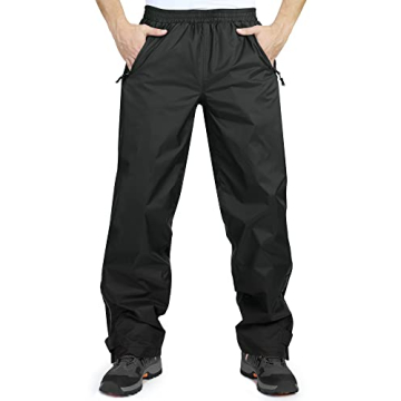 33,000ft Waterproof Men's Rain Pants - Durable Outdoor Wear
