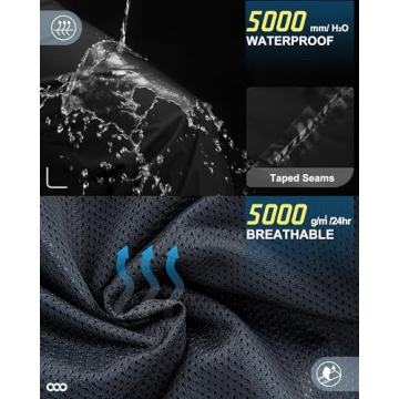 33,000ft Waterproof Rain Pants for Men