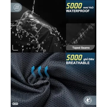 33,000ft Waterproof Rain Pants for Men