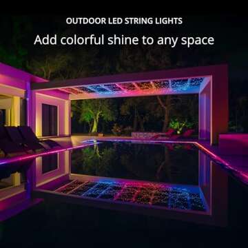 Twinkly Strings 100 LED RGB, LED Light String for in- and Outdoor, Smart LED Lights, Mappable LEDs, ...
