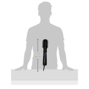 INFINITIPRO BY CONAIR Spin Air Rotating Styler/Hot Air Brush, 2-inch, Black