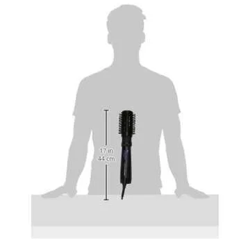 INFINITIPRO BY CONAIR Spin Air Rotating Styler/Hot Air Brush, 2-inch, Black