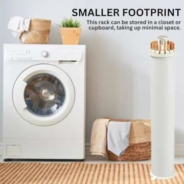 Tripod Drying Rack Clothing Foldable, Outdoor Clothes Drying Rack, Tripod Clothes Drying Rack for Laundry, Portable Clothes Drying Rack Space-Saving