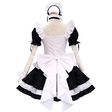 GRAJTCIN Women's French Maid Costume for Cosplay and Parties