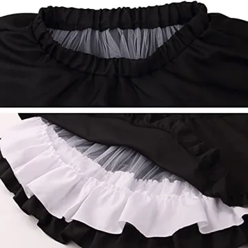 GRAJTCIN Women's French Maid Costume for Cosplay and Parties