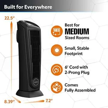 Lasko Indoor Electric Ceramic Heater with Remote Control