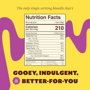 Dalci Gut Healthy Blondie, with Avocado Oil, Unrefined Coconut Sugar, Gut-Friendly Food for Adults and Kids, No Additives, Gums or Emulsifiers, Lemon Coconut, 4 Packs (32 Blondies)